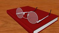 Book & Glasses