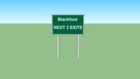 Blackfoot Guide sign