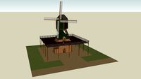 Smock postmill