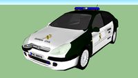 Citroën C5 de la Guardia Civil agrupacion de Trafico