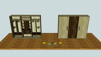 wardrobe with sliding doors