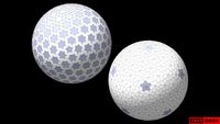 Floret Geodesic Tessellation {4,1}