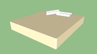 TEMPUR Kingsize Mattress with pillows