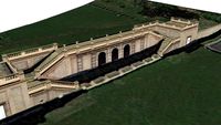 The Crane Estate: Retaining Wall, Loggia & Changing Rooms, 1914
