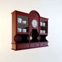 Hinged cupboard