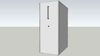 Bisley Storage Tower 3 for us along side a desk 110Hx45Wx80D cm