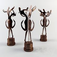 Figurine - LAM LEE EUROPE - Dancing Trio Figure