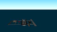 Submarine in Dry Dock in North Atlantic