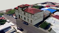 Building on Justitiei street, Bucharest
