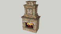 Wexford Fireplace (36' - Wood)