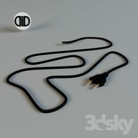 The electrical plug with the wire)
