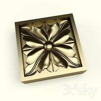 Square socket, stucco