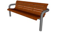 Petoskey Backed Bench