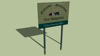 Welcome Sign New Hampshire