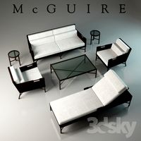 A set of outdoor furniture McGUIRE