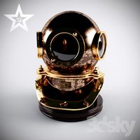 Soviet diving helmet