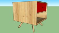 Mesa Lateral celeste da Oppa