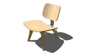 Eames plywood lounge chair