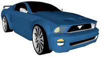 2005 Ford Mustang Prototype (Ocean Scenic Customization)