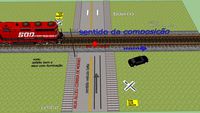 trem passagem de nível em Itapetininga