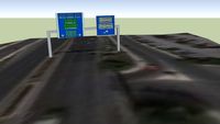 Thessaloniki Ring Road Sign - Exit