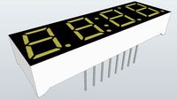 7-Segment Display - 4-Digit (White) COM-10931
