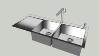 BlancoZerox 8 S-IF sink, BlancoElos One faucet