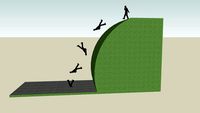 Matt Pettica (Forest Gump) falling down a hill and dying forever