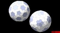 Floret Geodesic Tessellation {1,1}
