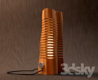 wood lamp