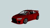 Mitsubishi Lancer EVO X WRC Replica