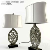 Barela Silver Table Lamp