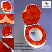 The lid on the toilet-Solium toilet seat