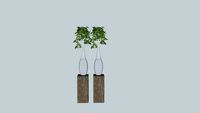 noba pedestal met vaas PTMD
