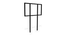 steeldeck safety rail 3' (MDX)