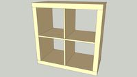 IKEA Expedit 2x2, birke