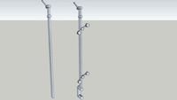 Componance Flow Form Stair Stanchions