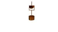 AED Square Cowhide Sculpture