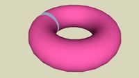 Sofia - ciambella rosaaa - Solido di rotazione