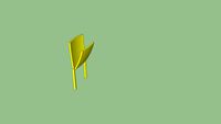 Yellow Stadium Seat