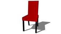 Housse rouge chaise MARGAUX, Maisons du monde. Réf: 111.594 Prix: 19