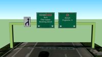 Autobahn Tafel Schweiz Zürich V2