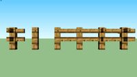 Minecraft Fences by Zapperier