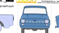 Ford pickup truck from 1958