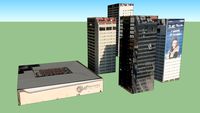 Building in Mexico City, Distrito Federal, Mexico