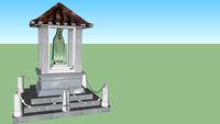 Modelo 3D do Monumento da Imaculada de São José dos Pinhais - Curitiba