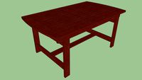 Table en teck