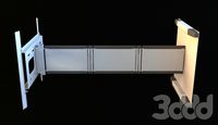 Кронштейн SMS FLATSCREEN WH 3D