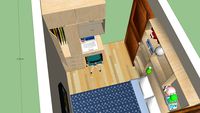 Dormitorio pequeño