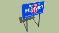Welcome Sign Mississippi